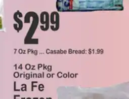 Food Universe La Fe Frozen offer