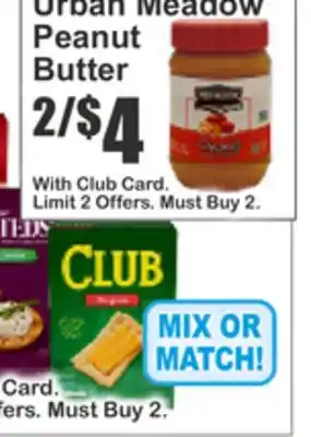 Food Universe Urban Meadow Peanut Butter offer