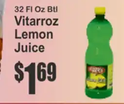 Food Universe 32 FL Oz Btl Vitarroz Lemon Juice offer