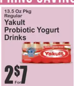 Food Universe Yakult Probiotic Yogurt Drinks offer