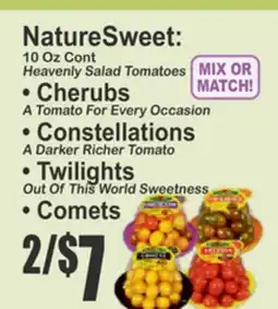 Food Universe NatureSweet: 10 Oz Cont Heavenly Salad Tomatoes offer