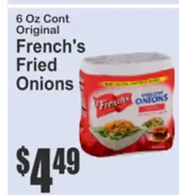Food Universe French's Fried Onions offer