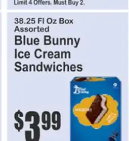 Food Universe Assorted Blue Bunny Ice Cream Sandwiches offer