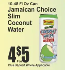 Food Universe Jamaican Choice Slim Coconut Water offer