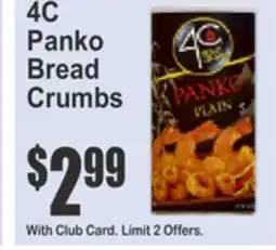 Food Universe 4C Panko Bread Crumbs offer