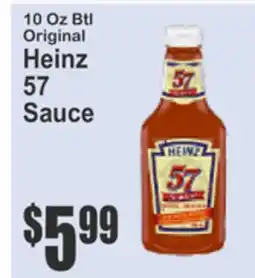 Food Universe 10 Oz Btl Original Heinz 57 Sauce offer