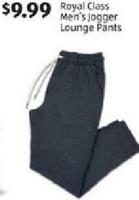 Aldi Royal Class Men's Jogger Lounge Pants offer