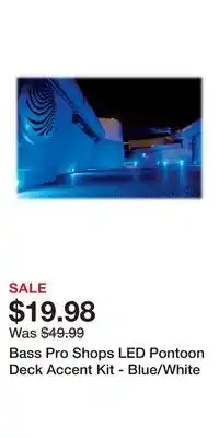Cabela's Bass Pro Shops LED Pontoon Deck Accent Kit - Blue/White offer
