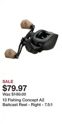 Cabela's 13 Fishing Concept A2 Baitcast Reel - Right - 7.5:1 offer