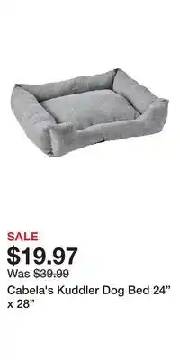 Cabela's Cabela's Kuddler Dog Bed 24 x 28 offer