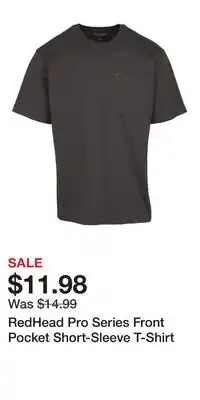 Cabela's RedHead Pro Series Front Pocket Short-Sleeve T-Shirt offer