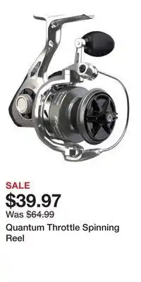 Cabela's Quantum Throttle Spinning Reel offer