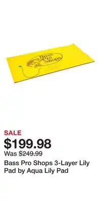 Cabela's Bass Pro Shops 3-Layer Lily Pad by Aqua Lily Pad offer