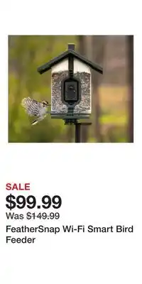Cabela's FeatherSnap Wi-Fi Smart Bird Feeder offer