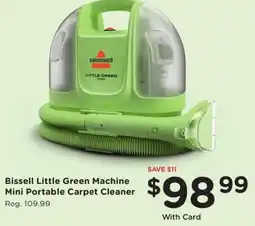 Kroger Bissell Little Green Machine Mini Portable Carpet Cleaner offer