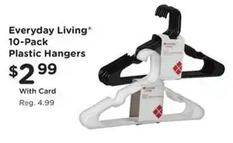 Kroger Everyday Living Plastic Hangers offer