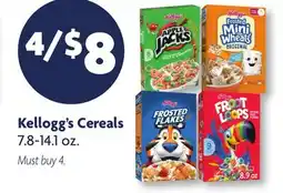 Family Dollar Kellogg's Cereals offer