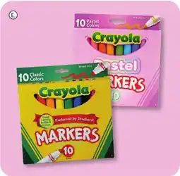 Family Dollar Crayola Classic or Pastel Markers offer