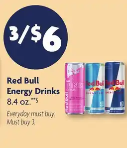 Family Dollar Red Bull Energy Drinks offer