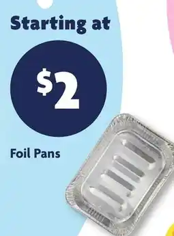 Family Dollar Foil Pans offer