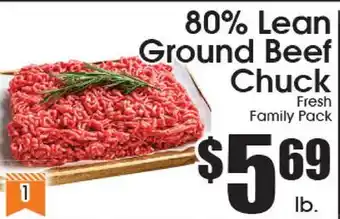 Supremo Foods Inc 80% Lean Ground Beef Chuck offer