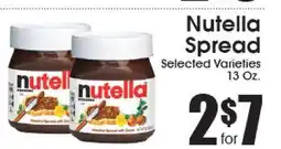 Supremo Foods Inc Nutella Spread offer