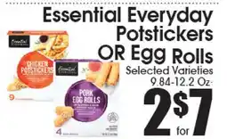 Supremo Foods Inc Essential Everyday Potstickers OR Egg Rolls offer