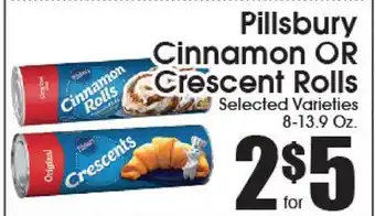 Supremo Foods Inc Pillsbury Cinnamon OR Crescent Rolls offer