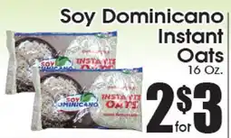 Supremo Foods Inc Soy Dominicano Instant Oats offer