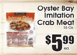 Supremo Foods Inc Oyster Bay Imitation Crab Meat offer