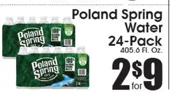 Supremo Foods Inc Poland Spring Water offer