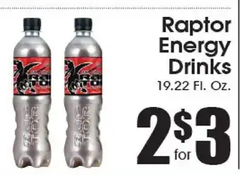Supremo Foods Inc Raptor Energy Drinks offer