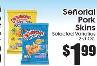 Supremo Foods Inc Señorial Pork Skins offer
