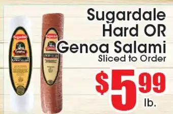 Supremo Foods Inc Sugardale Hard OR Genoa Salami offer