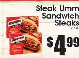 Supremo Foods Inc Steak Umm Sandwich Steaks offer