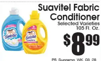 Supremo Foods Inc Suavitel Fabric Conditioner offer