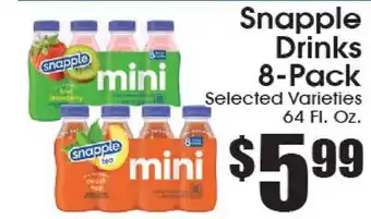 Supremo Foods Inc Snapple Drinks offer