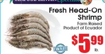 Supremo Foods Inc Fresh Head-On Shrimp offer