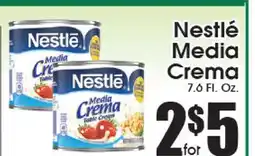 Supremo Foods Inc Nestlé Media Crema offer