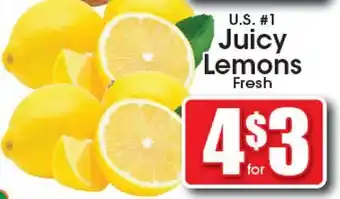 Supremo Foods Inc U.S. #1 Juicy Lemons offer
