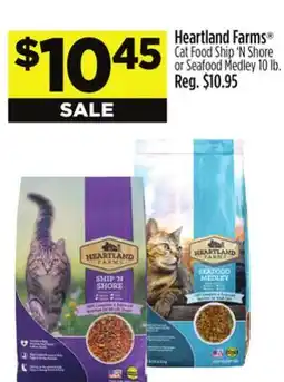 Dollar General Heartland Farms Cat Food Ship 'N Shore or Seafood Medley offer