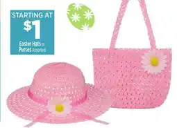 Dollar General Easter Hats or Purses offer