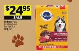 Dollar General Pedigree Dog Food High Protein Red Meat offer
