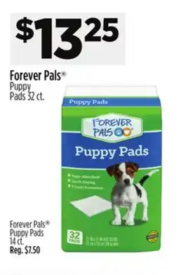 Dollar General Forever Pals Puppy Pads offer