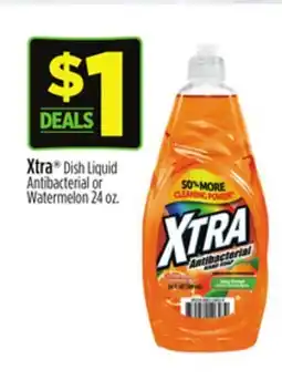 Dollar General Xtra Dish Liquid Antibacterial or Watermelon offer