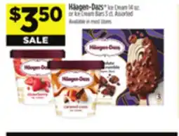 Dollar General Häagen-Dazs Ice Cream 14 oz. or Ice Cream Bars 3 ct offer