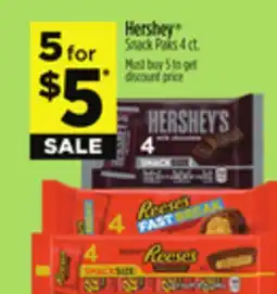 Dollar General Hershey Snack Packs offer