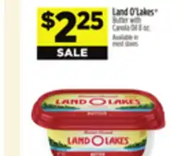 Dollar General Land O'Lakes Butter with Canola Oil offer