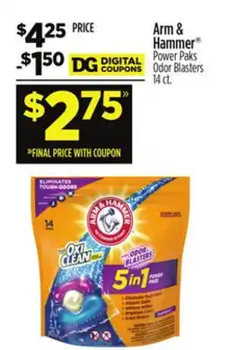 Dollar General Arm & Hammer Power Paks Odor Blasters offer