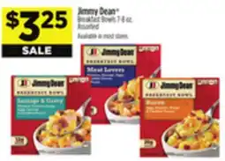 Dollar General Jimmy Dean Breakfast Bowls offer